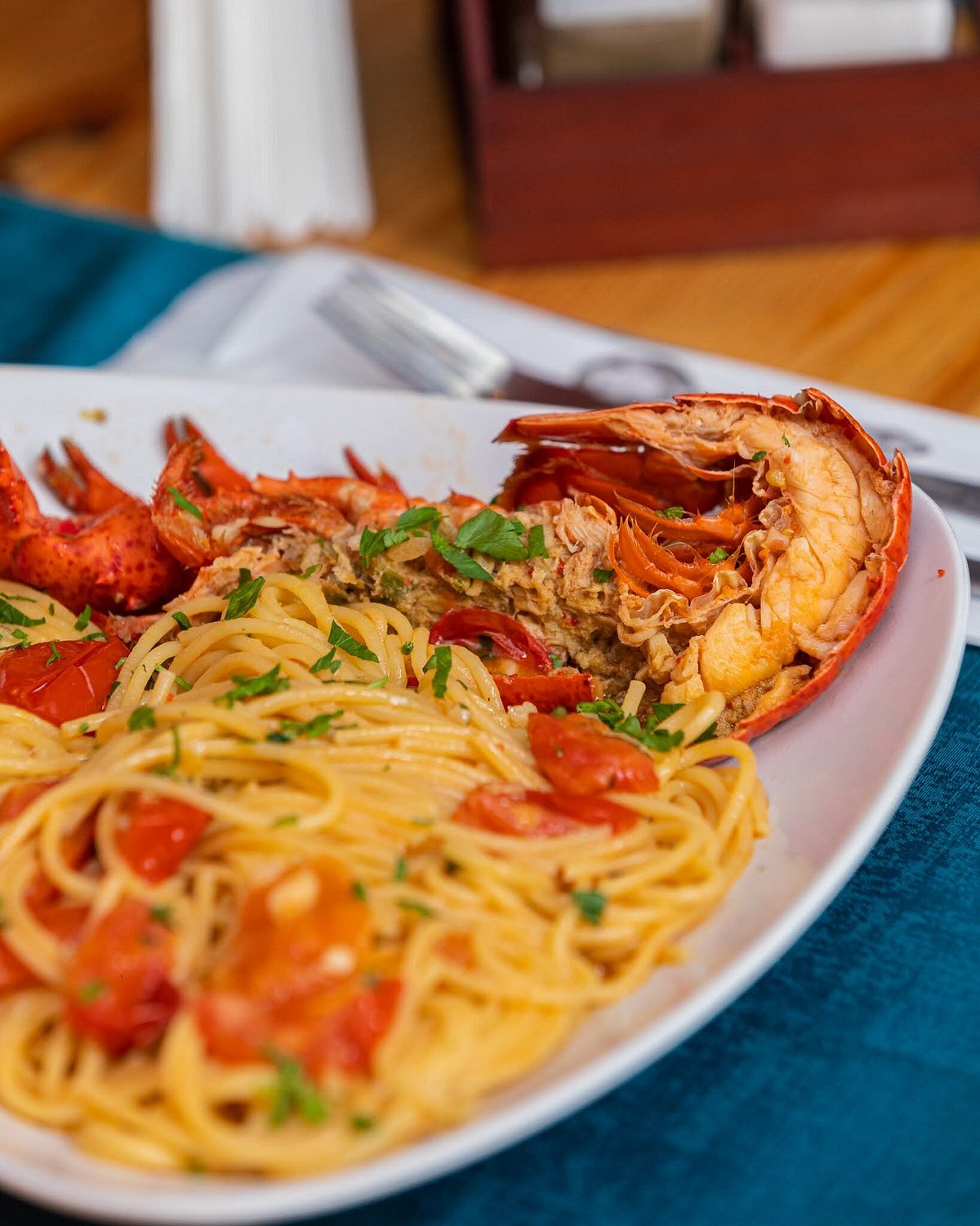 Spaghete cu homar